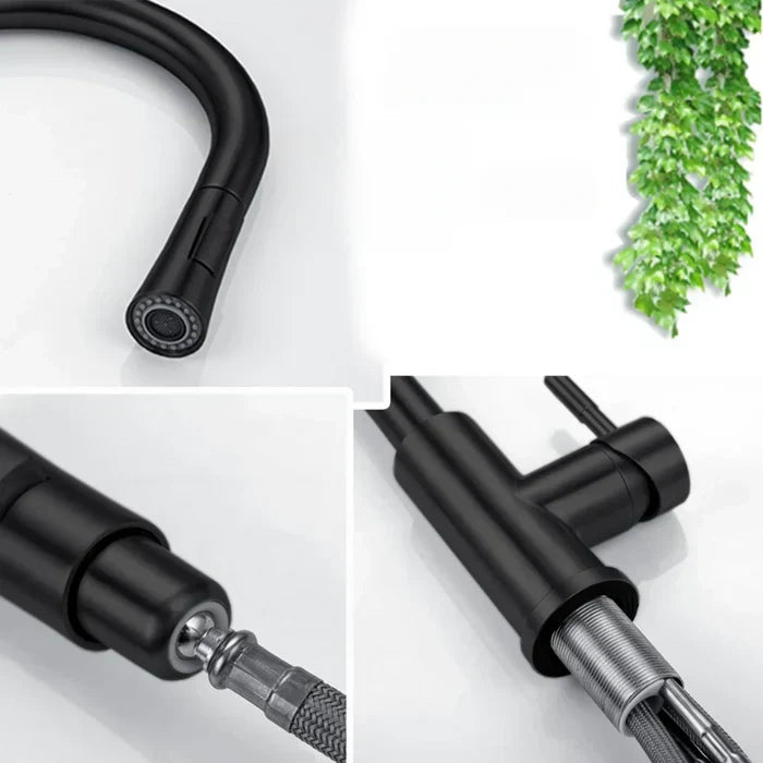Matte Black Sensor Pull-Down Kitchen Faucet - Image 6