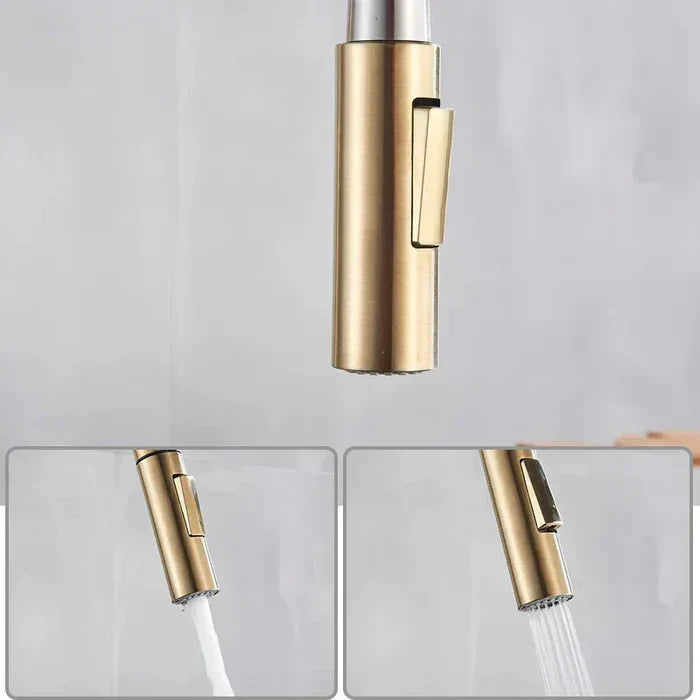 High Arc Chrome Kitchen Faucet with Pull-Down Spray - Image 5