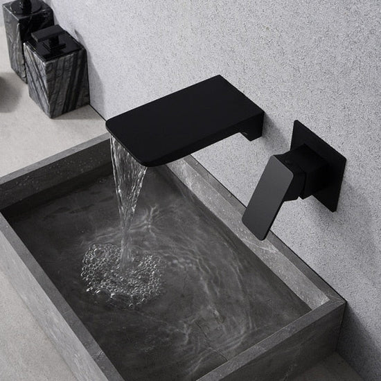 Sleek Chrome Rectangular Waterfall Spout - Image 8