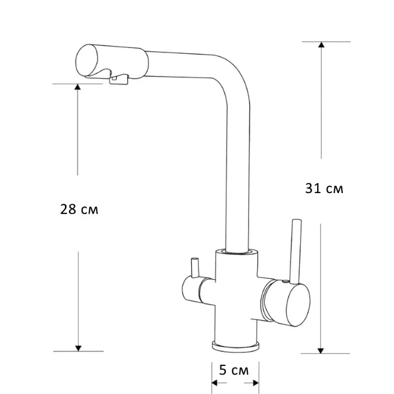 Modern Matte Black Kitchen Faucet with Pull-Out Spray - Image 15