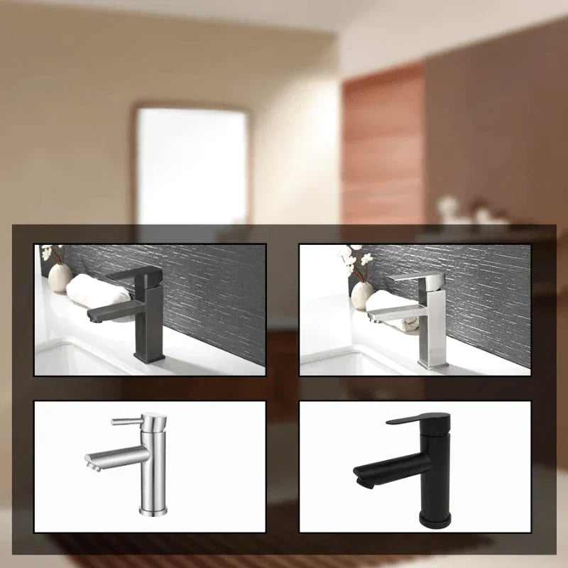 Modern Brushed Nickel Single-Lever Bathroom Faucet - Image 11