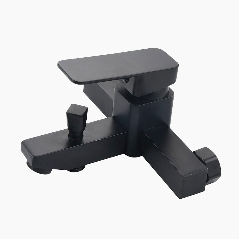 Modern Matte Black Bathtub Mixer Faucet - Image 2