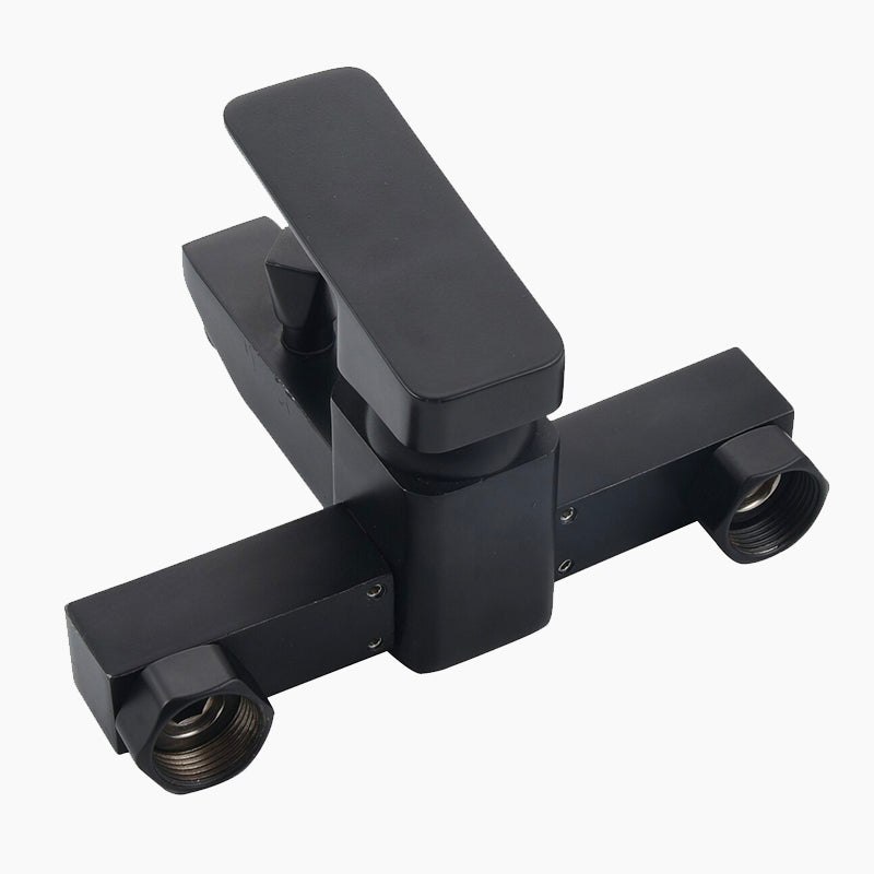 Modern Matte Black Bathtub Mixer Faucet - Image 3