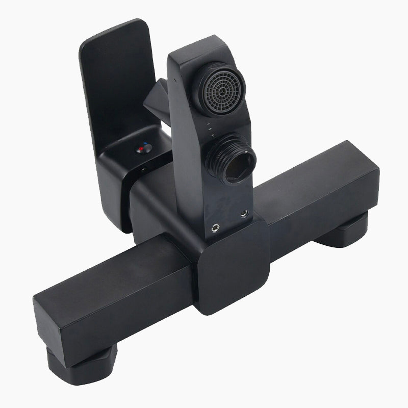 Modern Matte Black Bathtub Mixer Faucet - Image 4