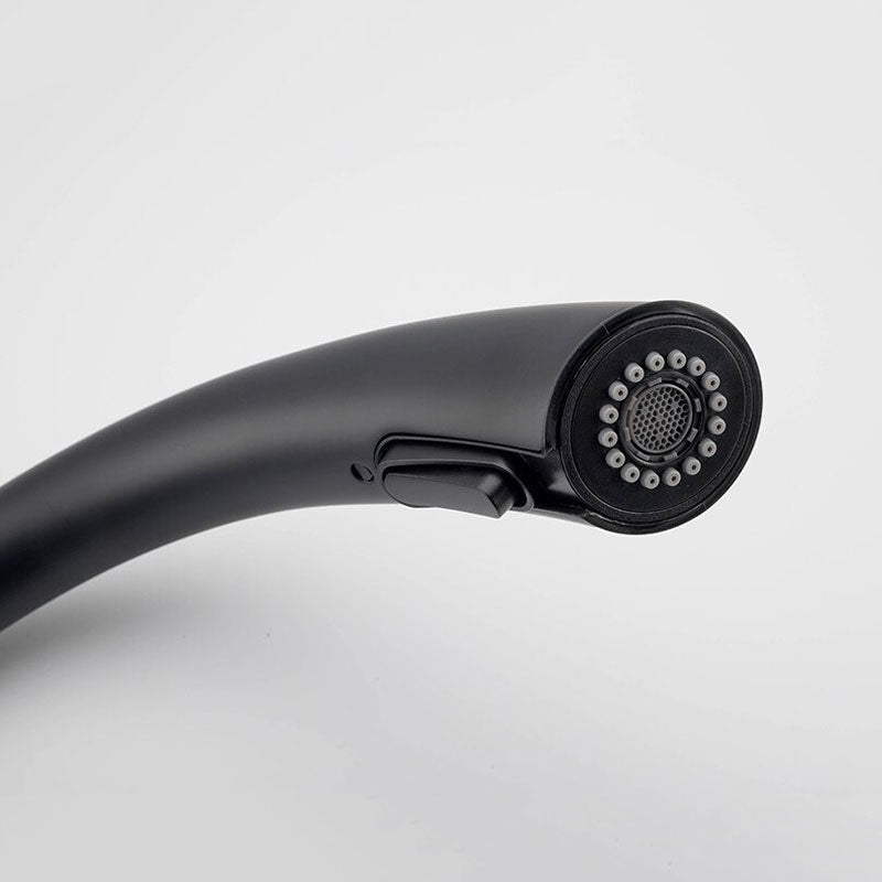Modern Matte Black Pull-Down Kitchen Faucet - Image 4