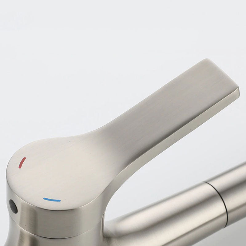 Brushed Nickel Gooseneck Kitchen Faucet with Pull-Down - Image 2