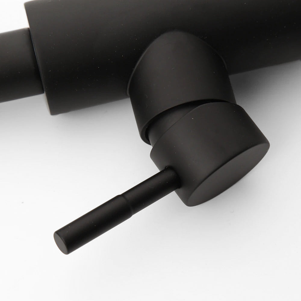 Matte Black Kitchen Faucet with Pull-Down Sprayer - Image 4
