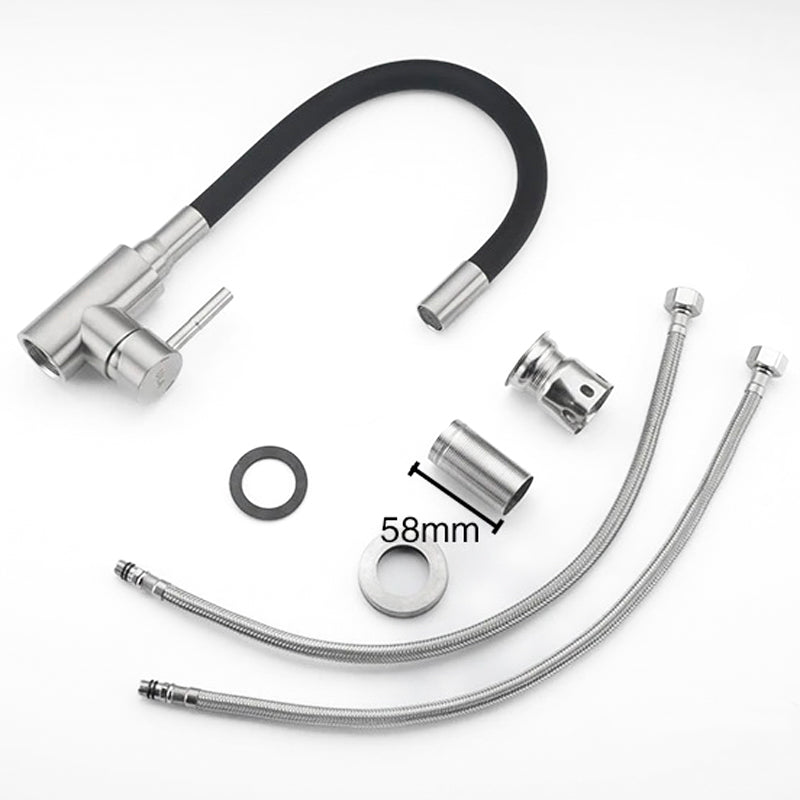 Flexible Grey Gooseneck Kitchen Faucet - Image 6