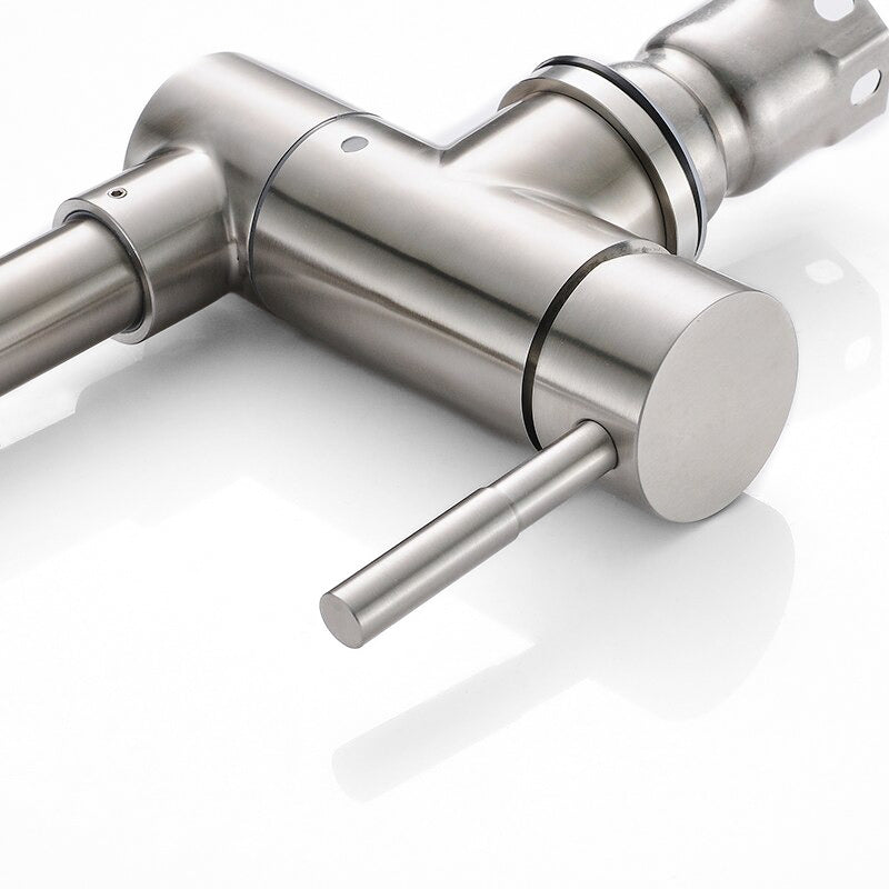 Brushed Stainless Steel Foldable Kitchen Faucet - Image 3