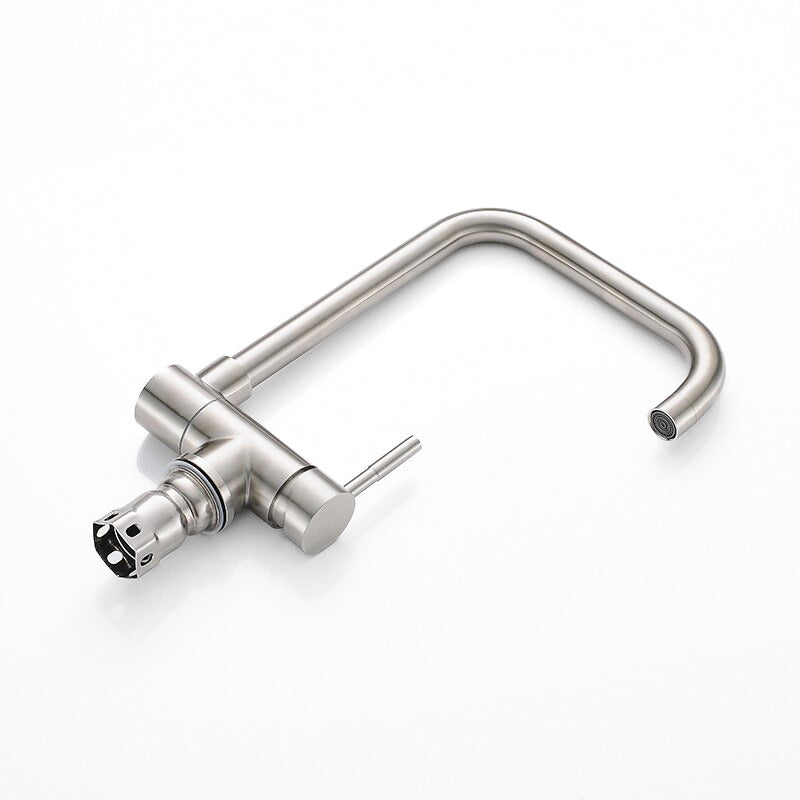 Brushed Stainless Steel Foldable Kitchen Faucet - Image 4