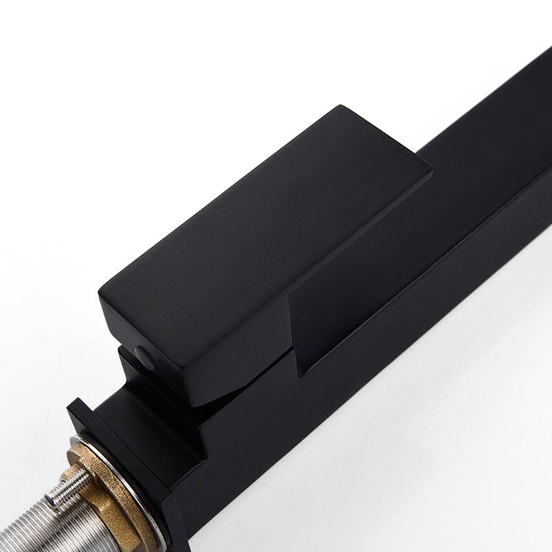 Minimalist Matte Black Square Faucet - Image 4