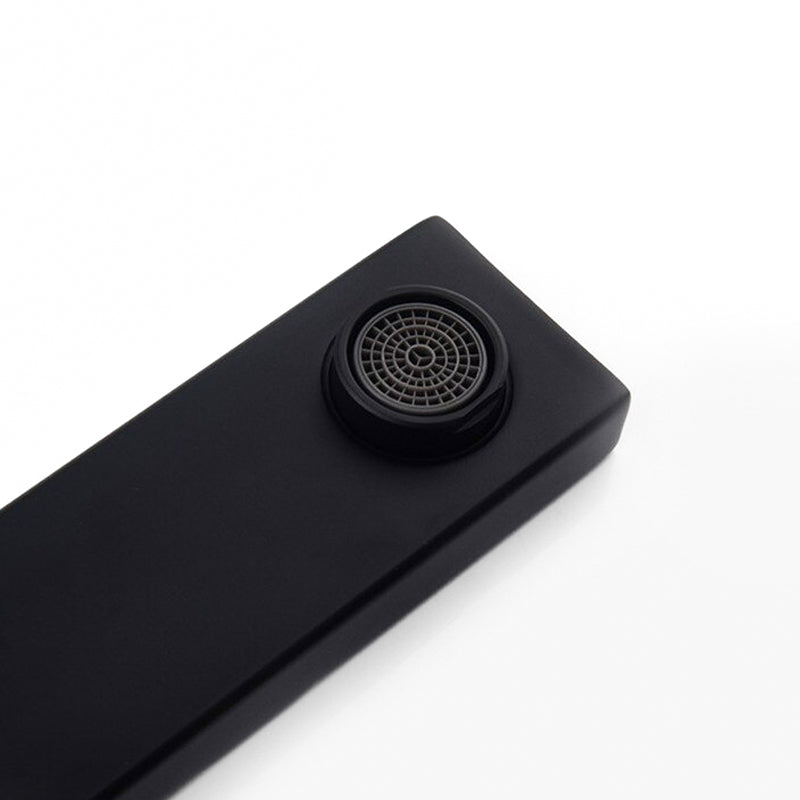 Minimalist Matte Black Square Faucet - Image 2