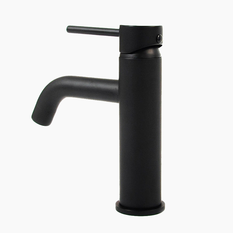 Modern Matte Black Single Lever Basin Faucet - Image 4