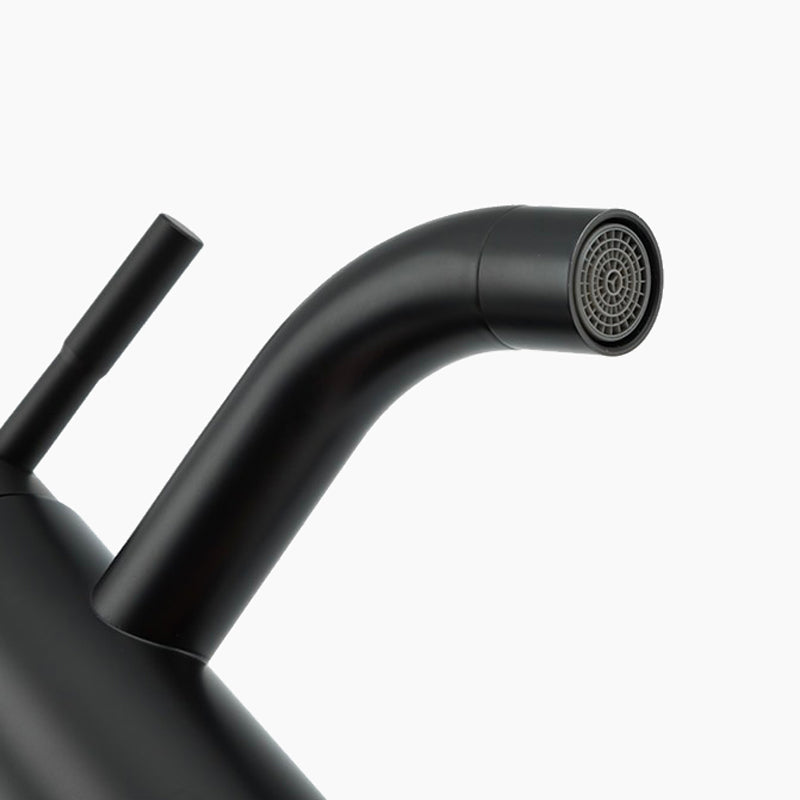 Modern Matte Black Single Lever Basin Faucet - Image 2