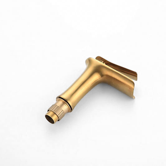 Brushed Gold Waterfall Basin Faucet - Image 4