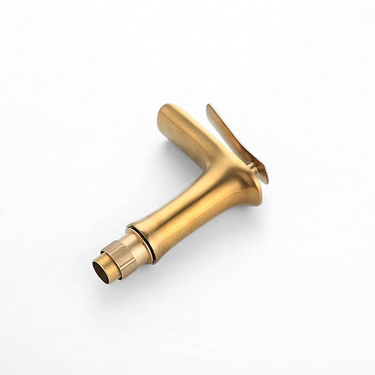 Brushed Gold Waterfall Basin Faucet - Image 2