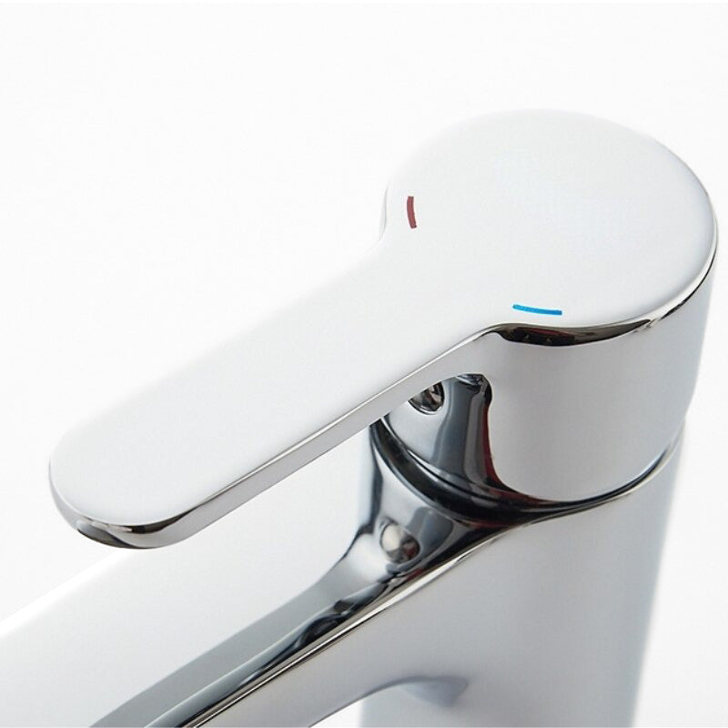 Modern Polished Chrome Single Handle Basin Faucet - Image 5