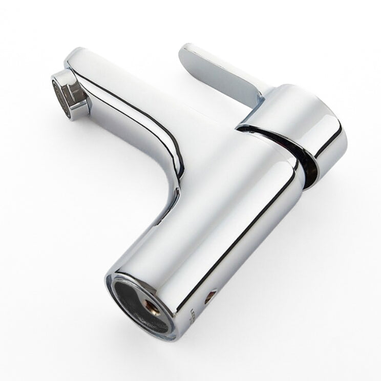 Modern Polished Chrome Single Handle Basin Faucet - Image 3