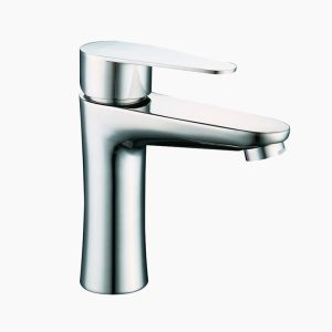 Modern Chrome Single-Handle Basin Faucet