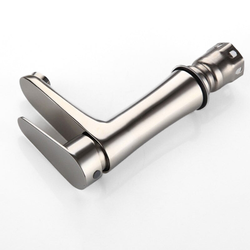 Modern Chrome Single-Handle Basin Faucet - Image 2