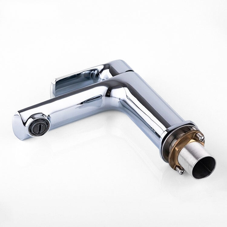 Sleek Chrome Single-Lever Basin Faucet - Image 3