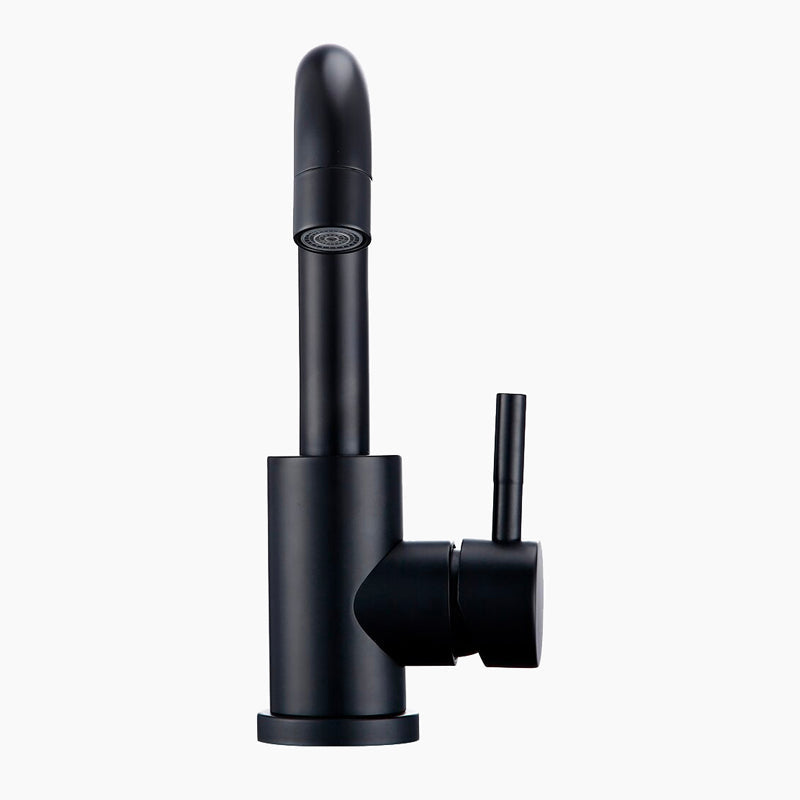 Modern Matte Black Single Lever Kitchen Faucet - Image 2