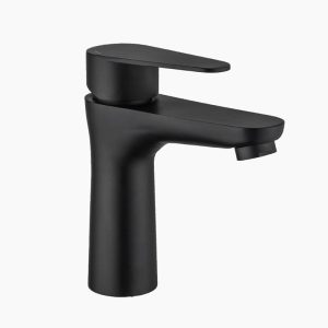 Matte Black Single Lever Basin Mixer