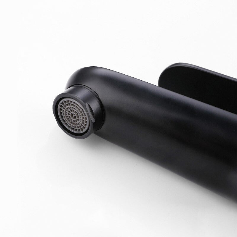Matte Black Single Lever Basin Mixer - Image 2