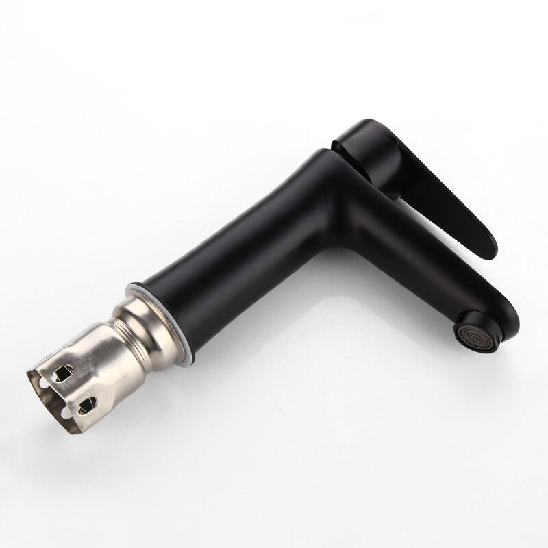 Matte Black Single Lever Basin Mixer - Image 3