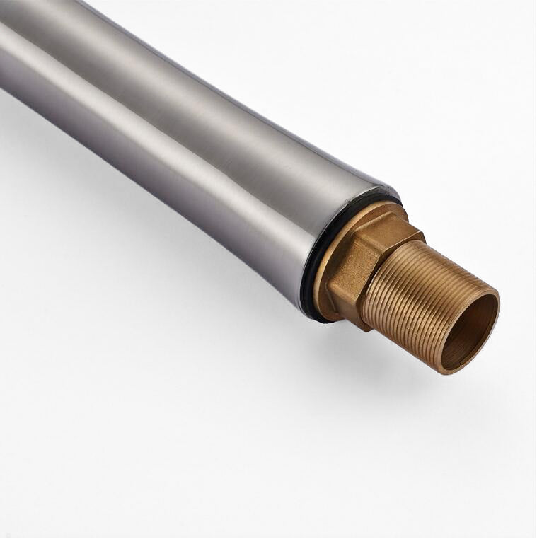 Tall Waterfall Basin Faucet in Brushed Nickel - Image 3