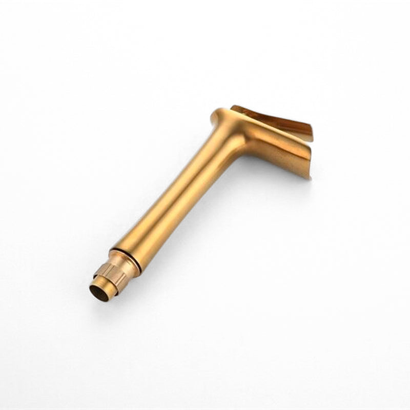 Brushed Gold Tall Waterfall Basin Faucet - Image 3