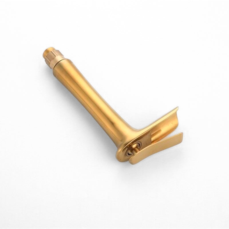 Brushed Gold Tall Waterfall Basin Faucet - Image 4