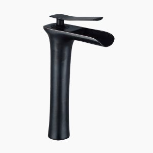 High-Arc Oil Rubbed Bronze Waterfall Faucet