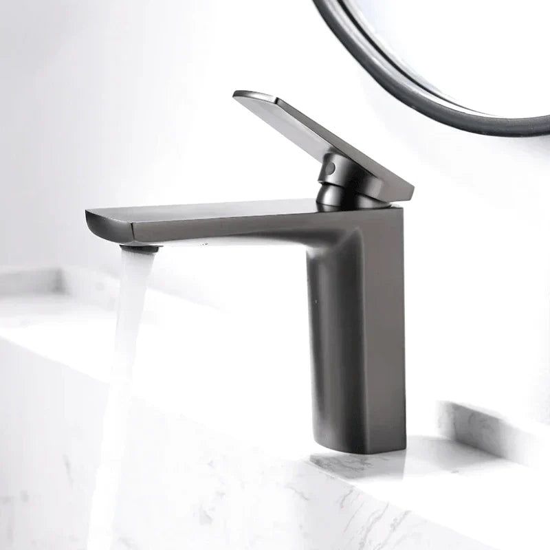 Modern Brushed Gold Single Lever Faucet - Image 5