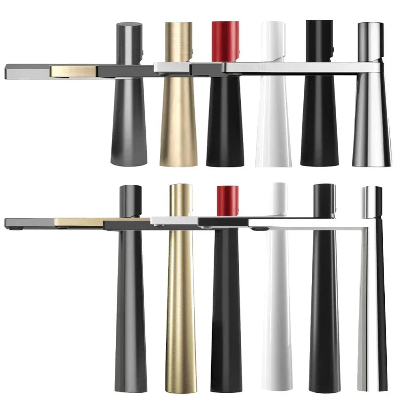 Modern Flat Spout Basin Faucet - Image 2