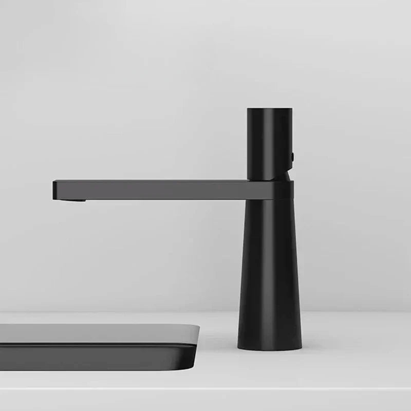 Modern Flat Spout Basin Faucet - Image 6