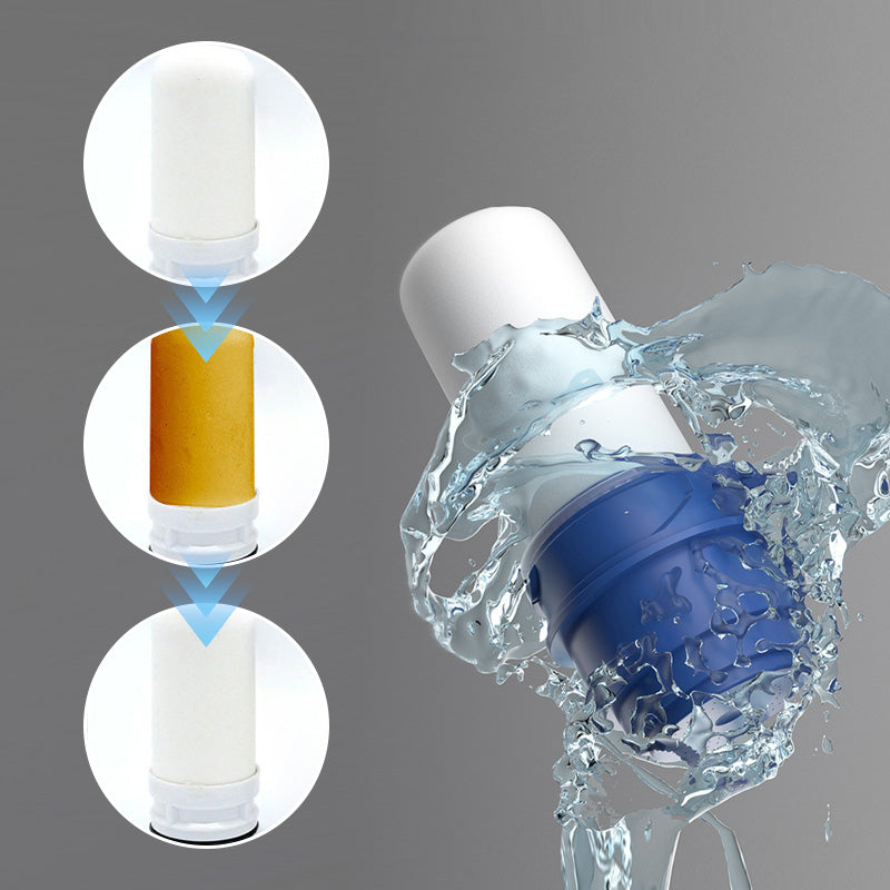 Modern Dual Spray Faucet Filter with Clear Housing - Image 5